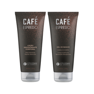 Combo Gel de Banho e Loção Corporal Café Espresso